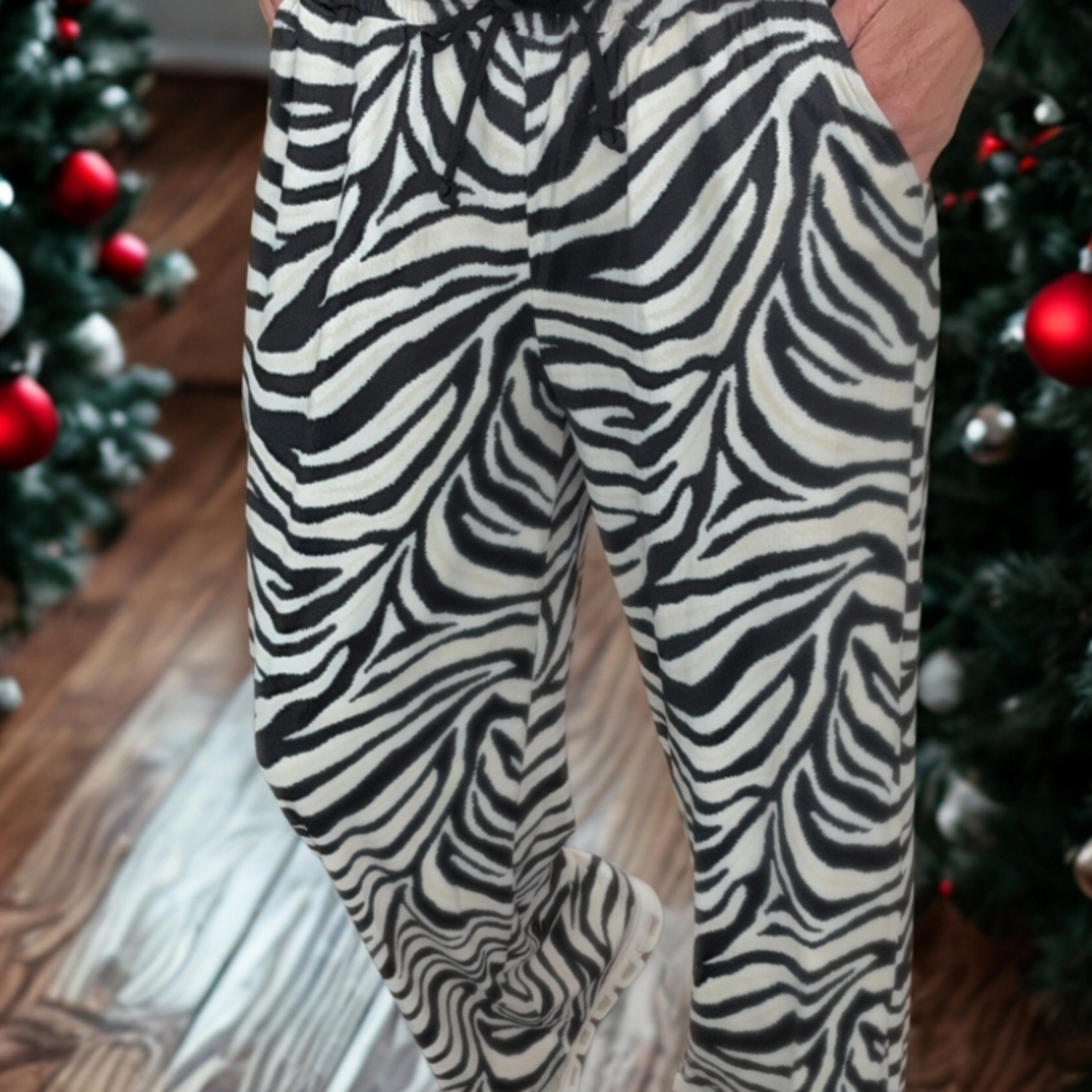Zebra Print Women's Pants